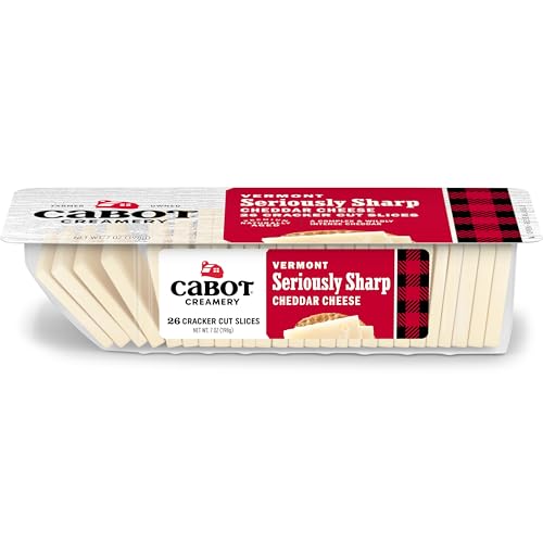 CABOT VERMONT Seriously Sharp White Cheddar Cuts, 7 OZ