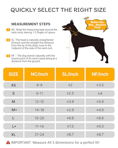 Cono de recuperación protector suave MIDOG inflable para perro azul XS 6