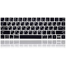 Arabic Language Keyboard Cover Skin for MacBook Pro with Touch Bar 13-inch 15-inch Model A2159,A1989,A1990,A1706,A17072019 2018 2017 2016 USA Layout Protective Skin