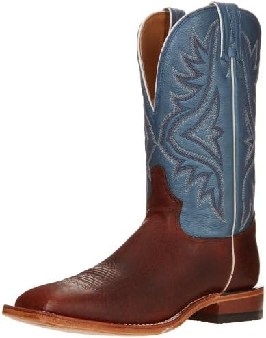Tony Lama Mens Pecan Bison Square Toe Casual Boots Mid Calf - Brown - Size 11.5 2E