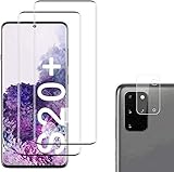  QDADZD Panzerglas Schutzfolie für Samsung Galaxy S20+ / S20 Plus [2 Stück],+Linse Schutzfolie, Fettabweisende Hartglas Folie 9H Härtegrad, Anti-Kratzen für Samsung Galaxy S20+ / S20 Plus,(6.7\