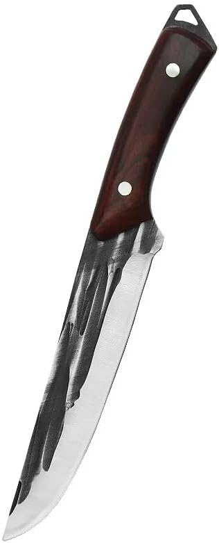 Cuchillo de corte de carne de chef de 4 pulgadas, cuchillo de cocina de acero inoxidable forjado, cuchillo de carnicero forjado, cuchillo para
