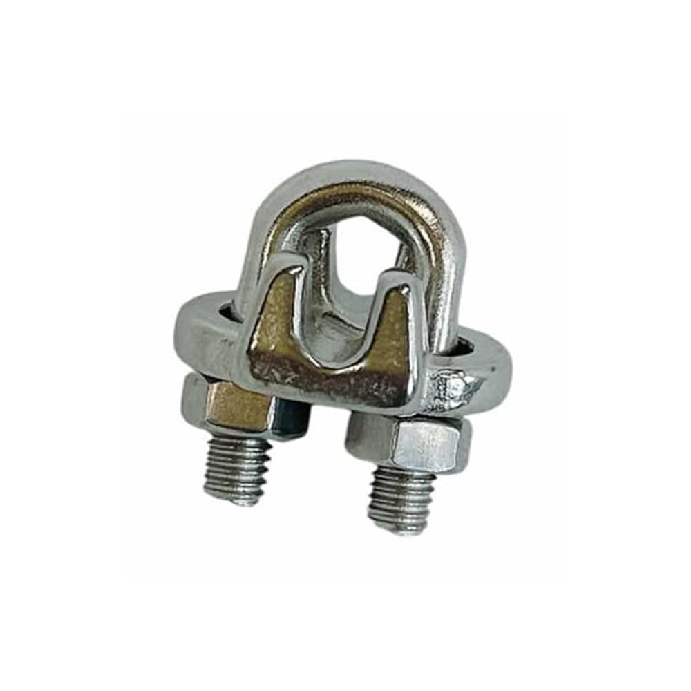 Lot De 5 Colliers De Serrage Câble Acier Inox 316 Marine - 3/16'', Usage Intensif - Neuf