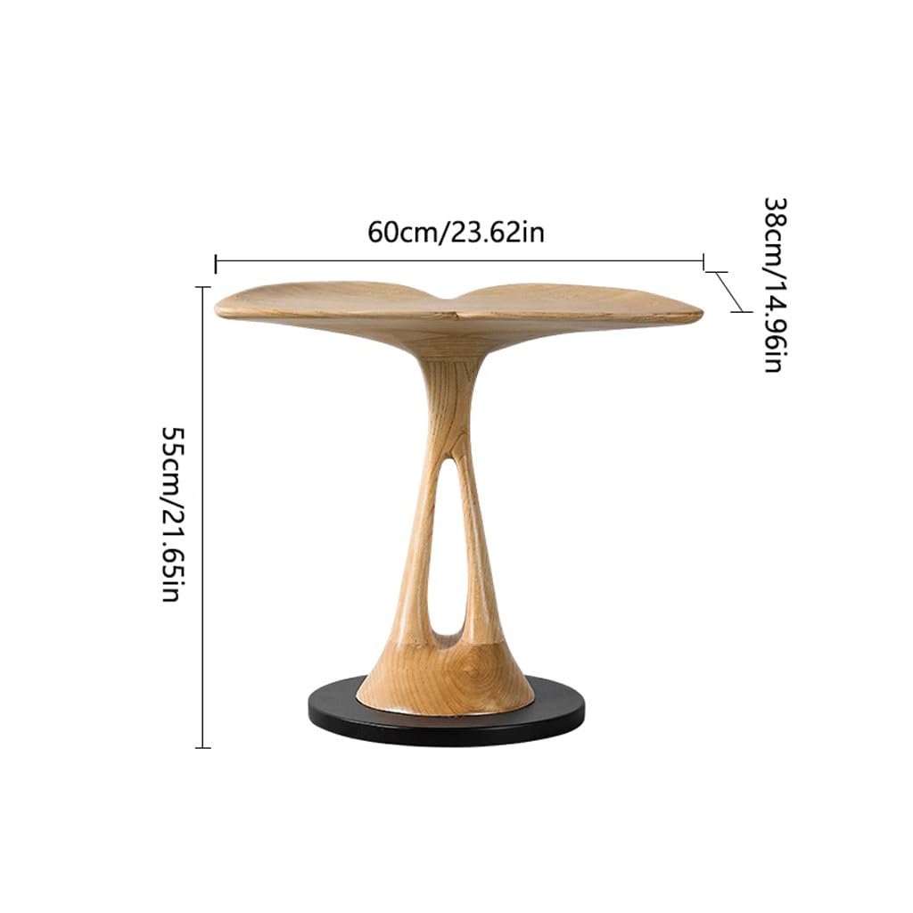 RENEESME Sofa Nordic Solid Wood Side Table Living Room End Table Sofa Next to Balcony Small Coffee Table Movable Corner Table Sofas for Living Room