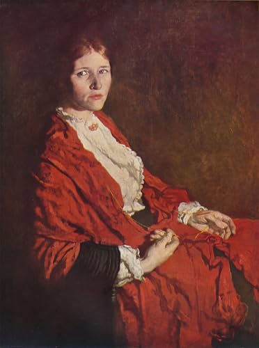 Image sur toile impression tableaux peinture l'écharpe rouge décoration nordique 60x90
