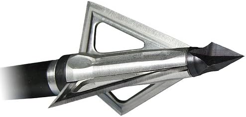 Grim Reaper 2203 Hades Fixed Blade Broadhead – 100 Grain, 1 3/16" Cut, 3-Blade Hunting Arrowheads
