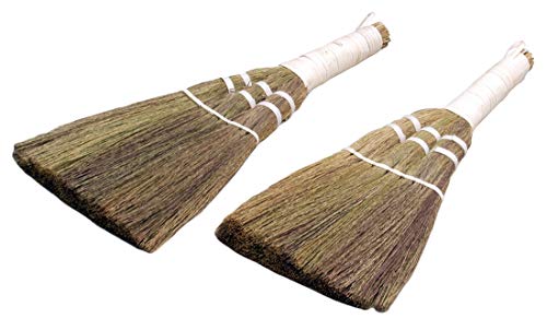 酒井産業 ドコデモほ〜き2本組 約17・27・2.2cm ミニほうき ミニサイズ 室内 キャンプ 手帚