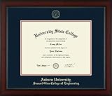 Auburn University Samuel Ginn College of Engineering - Officially Licensed - Gold Embossed Diploma...