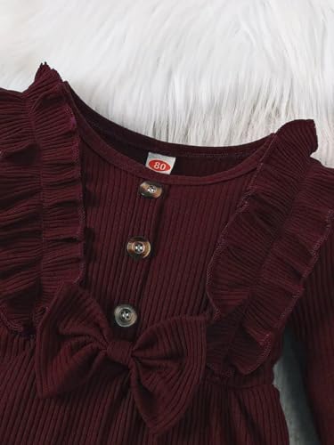 Image of Niren Enterprise Green Siskin Button Front Baby Girl Frock