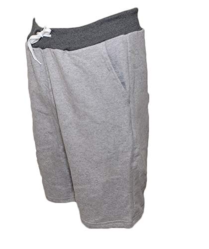 Kit 3 Bermudas Short Moletom grife New Basic (Preto, GG)