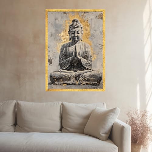 Tableau de méditation du Bouddha affiches et impressions zen déco maison - 2
