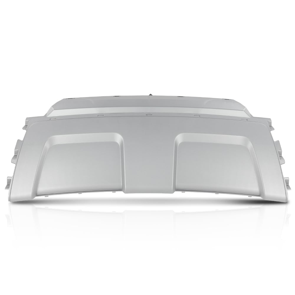 G-PLUS Rear Bumper Cover Trim Plate Board,Compatible with Land Rover Range Rover Evoque 2012-2018 Pure Models Only, Not Fit for Dynamic Models Silver