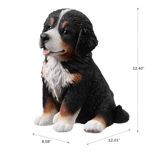 Estatua Cachorro Bernese Mountain 12.5 Pulgadas miniatura 3