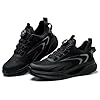 Rona Shoes Safety Shoes Safety Trainers Steel Toe Cap Trainers Work Shoes Lightweight Comfortable Non Slip for Men Women Ladies Hades Black UK9 / EU43 #3
