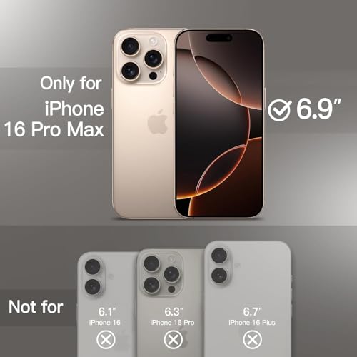 DIZORO Compatible for iPhone 16 Pro Max Case, Slim Liquid Silicone 3 Layers Full Covered Soft Gel Rubber Phone Case Protective Cover 6.9 Inch (Brown) 2 41BflifLqiL