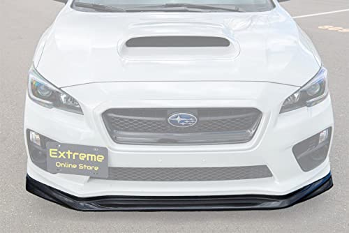 Replacement for 2015-2017 Subaru WRX & STi JDM Varis Style Carbon Fiber Front Bumper Lower Lip Spoiler Ground Effects
