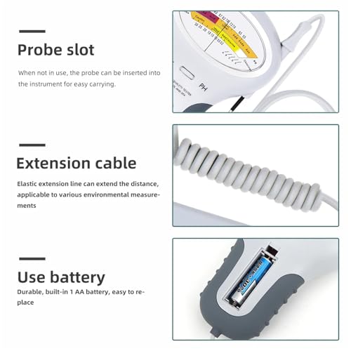 Détecteur de chlore 2 en 1 et testeur pH de piscine spa aquarium analyseur eau - 6