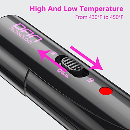 Dan Technology Mini Hot Comb,Dual Voltage Pressing Comb,450℉ Heat Comb Hair Straightener,Fast Heating Plug In Hot Comb,Ceramic Hot Comb Electric For Wigs,Electric Straightening Comb For Black Hair #TOP4