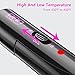 DAN Technology Dual Voltage Ceramic Pressing Comb - 450°F Fast Heating Mini Straightener for Lace Front Wigs and Black Women's Hair