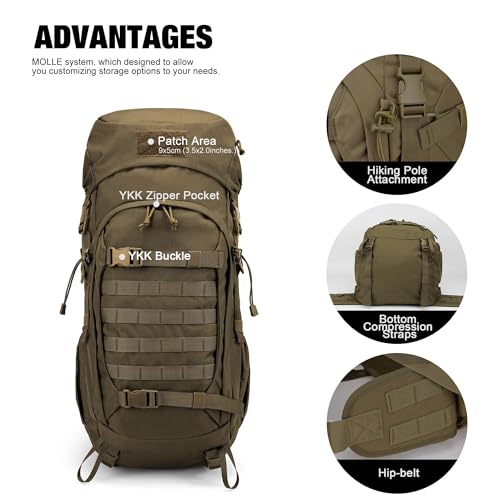 Mardingtop 50L Survival Backpack