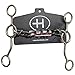 BAR H EQUINE Western Horse 5 in Mouth Heavy-Duty Gag Bit Solid Stainless Steel