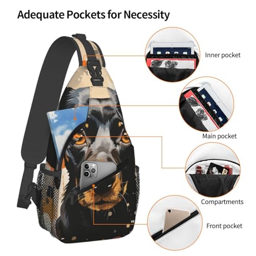 Mochila Small Sling Bag para Senderismo Unisex miniatura 4