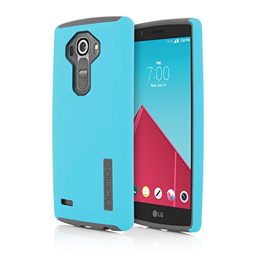 LG G4 Case, Incipio [Shock Absorbing] DualPro Case for LG G4-Light Blue/Charcoal
