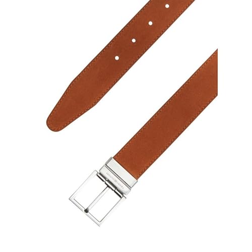 Tommy Hilfiger HUDSON REV 3.5 AM0AM13945 Ceinture réversible pour homme, marron, 85, Marron (Cognac d'hiver), 85
