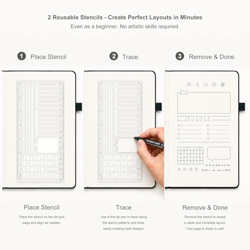 Carnet de notes à pois A5 cyan le cadeau idéal pour l'écriture - 4
