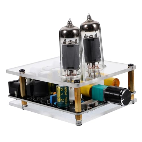 VILLCASE Préamplificateur Audio à Tubes 6k4/6a2 DIY pour Platine Vinyle Et Home Cinéma, Amplificateur Phono à Tubes Dc12-16v, Usage Hi-FI Domestique, Compact Et Polyvalent