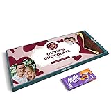Diseño original de Milka - Las 9 barras de chocolate Milka vienen dentro de 1 barra gigante de Milka con el envoltorio personalizado.