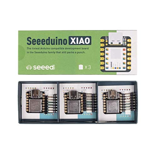 Seeed Studio XIAO SAMD21 - Smallest Arduino Microcontroller with Rich Interfaces for Wearable Devices, 100% Arduino IDE Compatible, 3pcs