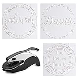 Address Embosser Seal Stamp Personalized Customized Monogram Wedding Invitiations 1 x 5/8