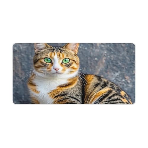 Cat Desk Pad Protector Large Waterproof Desk Mat