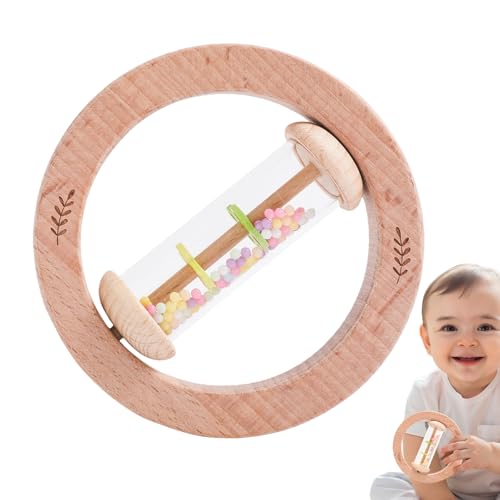 Kustimantu Lluvia | Juguete sonajero musical para bebés - Promoción sensorial temprana y desarrollo para niños pequeños