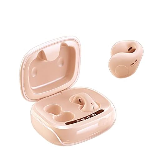 Clip On Wireless Open Ear Headphones Ear Clip Bone Conducting Conduction Headphones Earphones Bluetooth Small Ear Bone Conduction Earbuds Headset Head Phones Ear Clips Ear Bone Buds