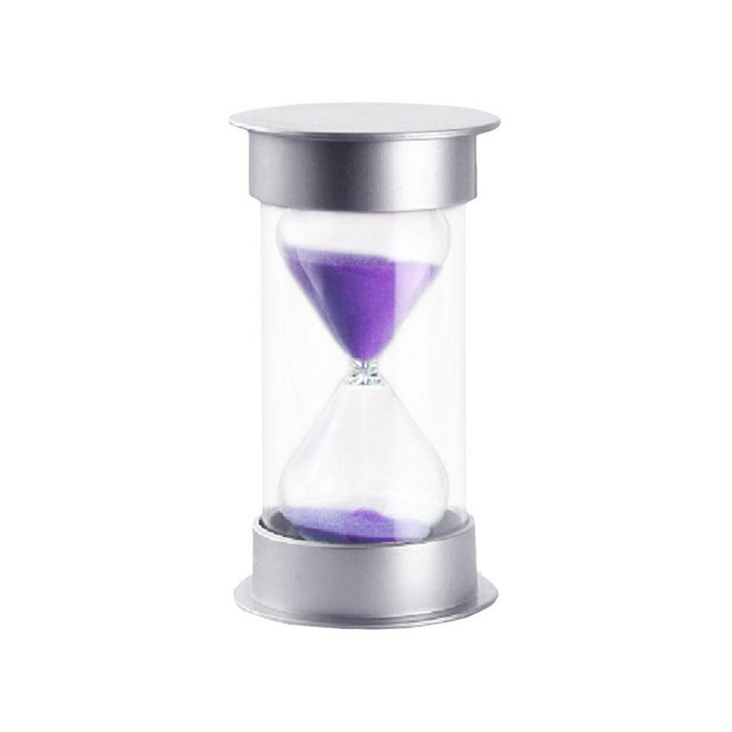 Sand Timer,Sandglass, 3 Minutowy Kolorowy Klepsydra Szklanka Drewniany Zegar Piaskowy Mini Timery Piaskowy Zegar 5 Kolorów Do Wyboru Akcesoria Do Dekoracji Domu(Pink)