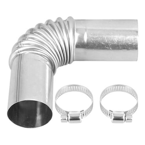 Conector de conducto de aire, 24 mm, para calefacción estacionaria, tubo de escape de acero inoxidable para calefacción estacionaria