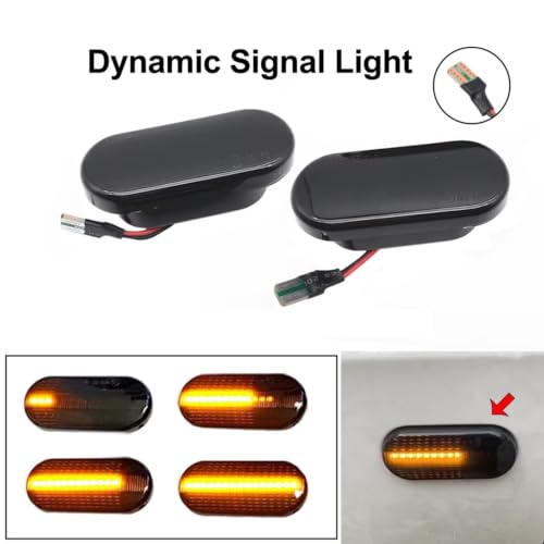 Intermitente lateral para Golf y Passat piloto de luz de giro indicador para coche 5