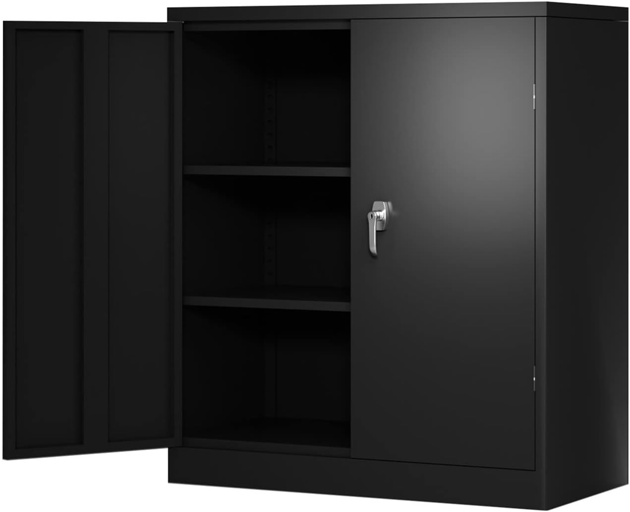 Office Racks and Shelves Lateral Black Metal File