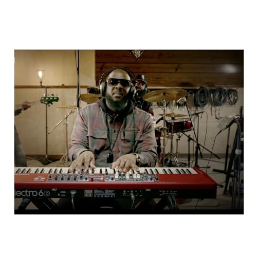 Nord Electro 6D 61 Key Semi-Weighted Action Keyboard Bundle with Keyboard Stand, Bench, Sustain Pedal and Headphones (5 Items) - Thumbnail 6