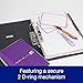 Oxford Premium A4 Lever Arch File, Purple Single Folder, Heavy Duty
