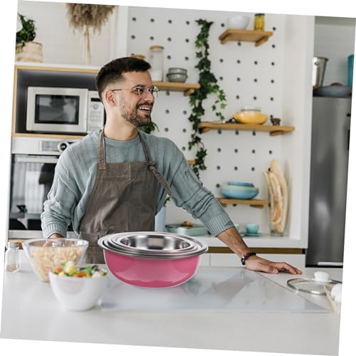 Tazón multifuncional de acero inoxidable para cocina miniatura 7