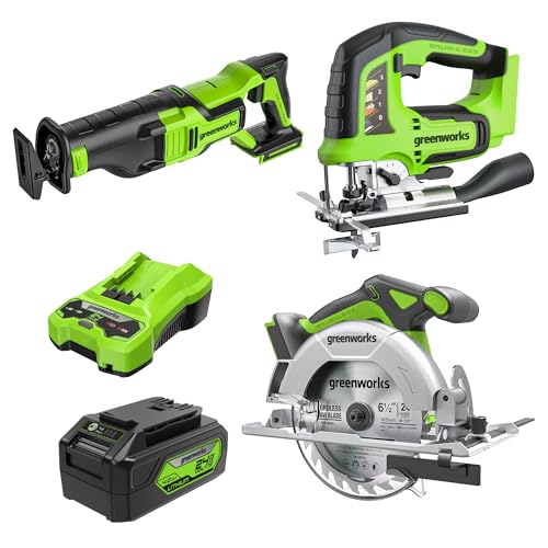 Greenworks 3-Piece Cordless Combo Kit