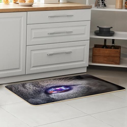 Tapis de cuisine antidérapant lot de 2 lavable absorbant chat - 7