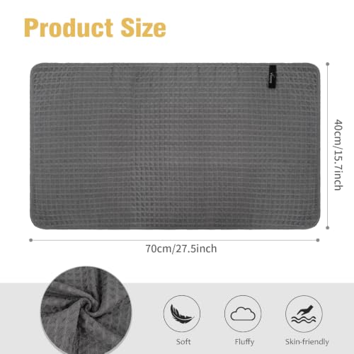 VIVOTE Mikrofasertücher Barista Tuch Waffeltuch Fusselfrei 40x70cm 2 Stück – Ansicht 2