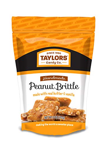 Taylors Handmade Peanut Brittle in a re-closeable gusset bags 5 / 6 oz bags