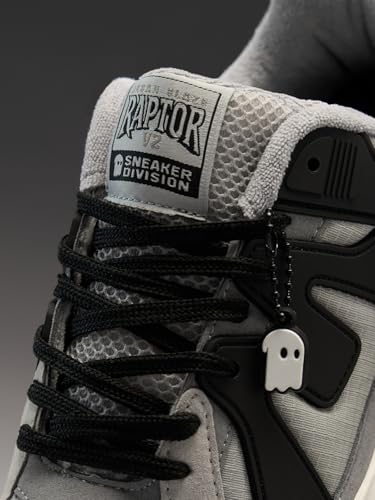 Image of The Souled Store Raptors V2: Men and Boys Low Top Sporty Casual Street Wear Chunky Sneakers | Retro Trainer with Breathable Mesh, Cushioned EVA Midsole & Ultra-Grip Rubber Outsole