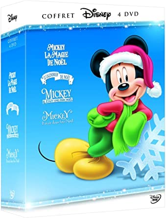 Mickey's Christmas Collection - 4-DVD BoxSet ( Mickey's Magical Christmas: Snowed in at the House of Mouse / Countdown to Christmas / Mickey's Once Upon [ NON-USA FORMAT, PAL, Reg.2 Import - France ]