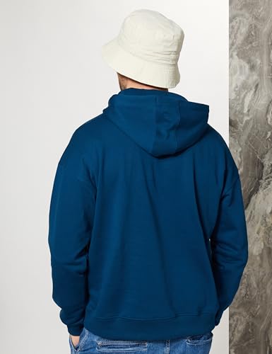 Image of Amazon Brand - INKAST Men Cotton Rich Heavy Weight Hooded Sweatshirt (Oversized)